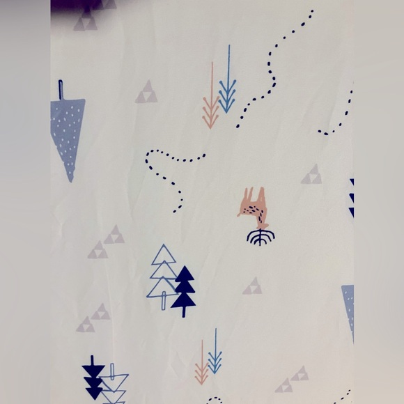 Two woodlands bassinet mattress covers for baby. - Picture 3 of 4